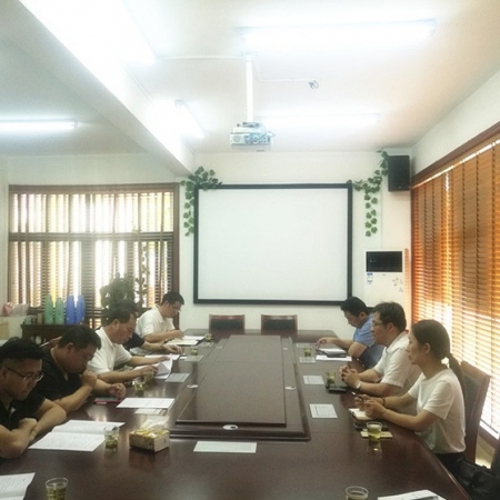 省贸促会展览部李欣时部长带队来丽水调研